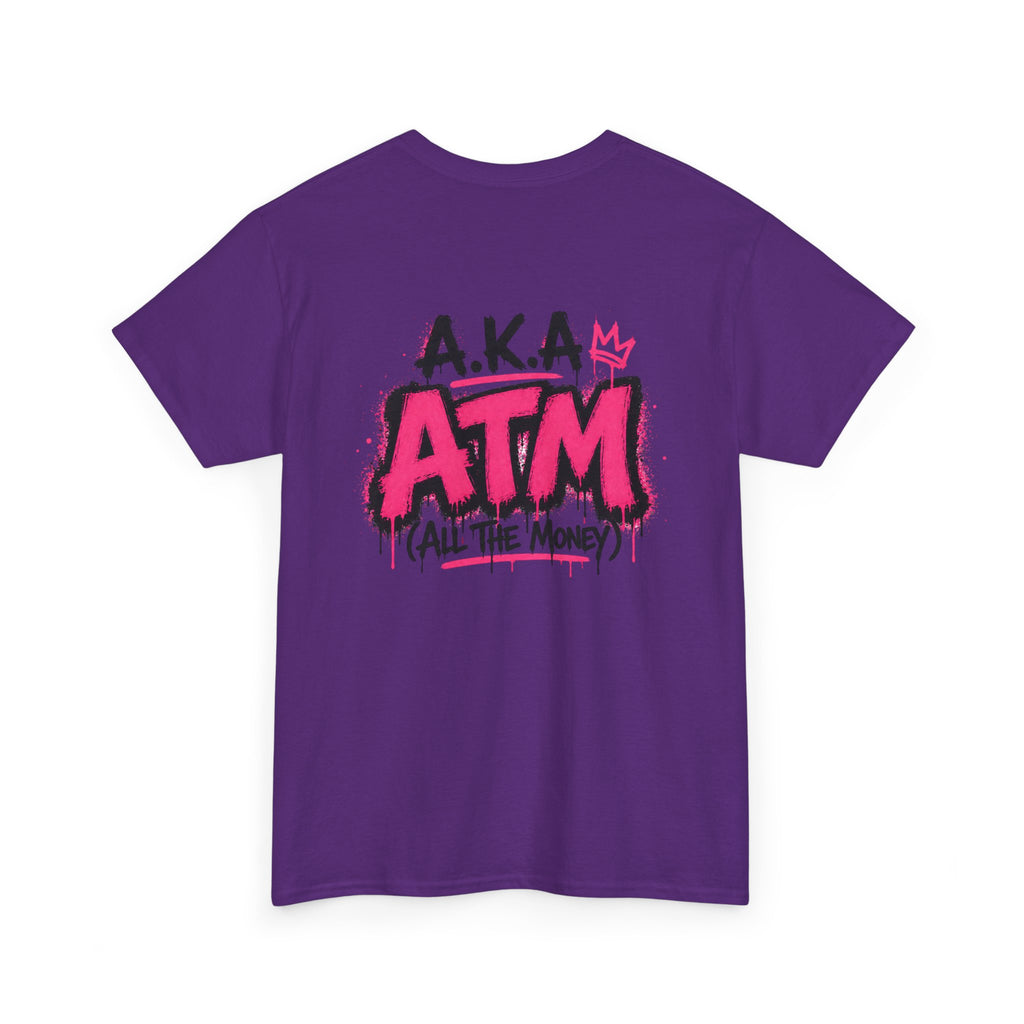 Mom Made of Money T-Shirt — 'A.K.A. ATM (All The Money)' Graphic Tee for Moms, Mother's Day Gift