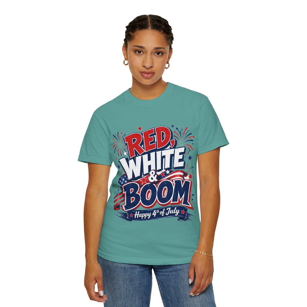 Red, White & Boom 4th of July T-Shirt