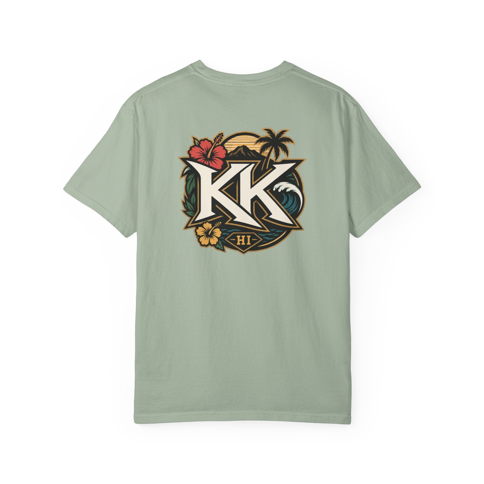 Hawaii Island Vibes T-Shirt — 'Island Time, Main Character Vibes' Tropical Tee