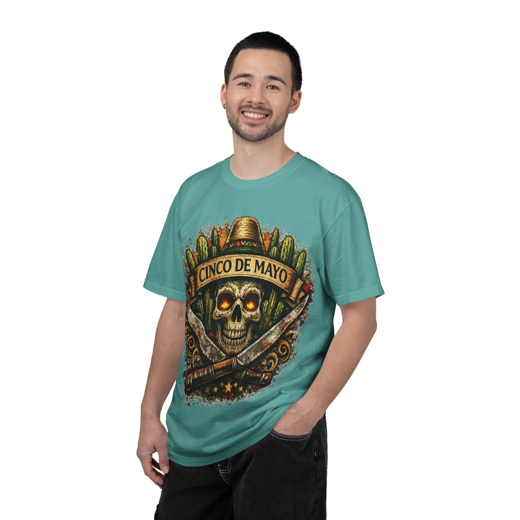 Cinco de Mayo Skull T-Shirt — Mexican Fiesta Graphic Tee