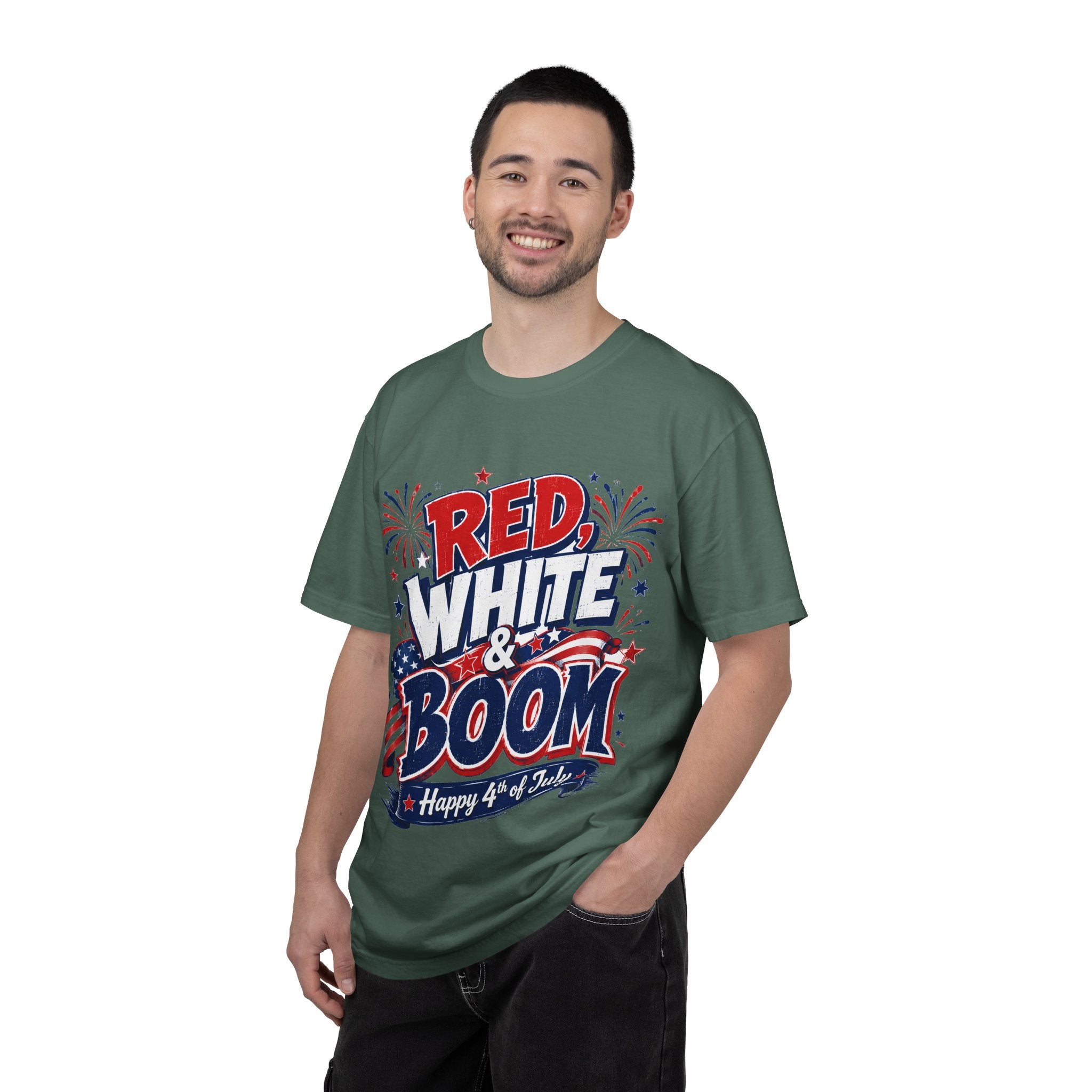 Red, White & Boom 4th of July T-Shirt