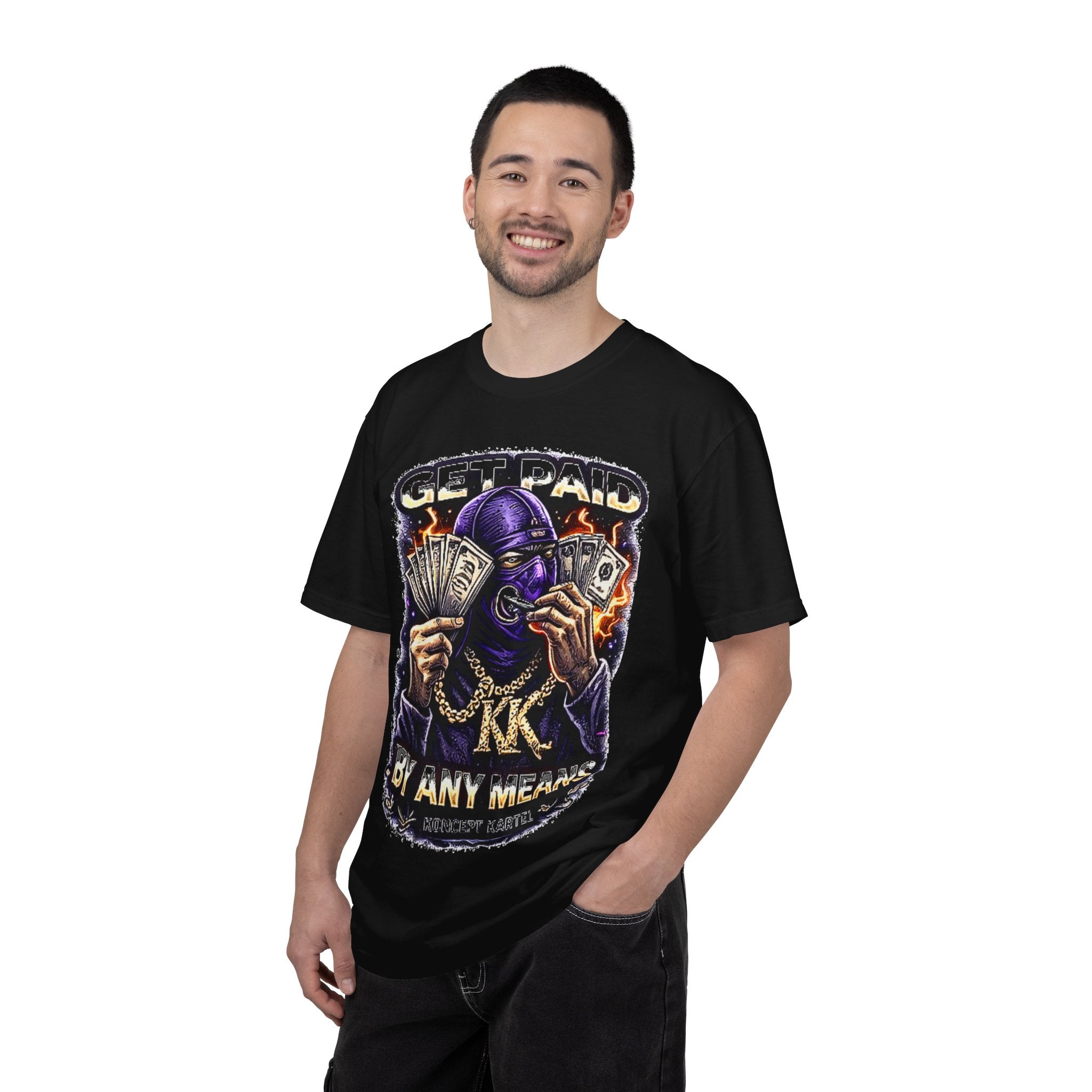 Get Paid By Any Means Graphic T-Shirt — Streetwear Hustle Tee