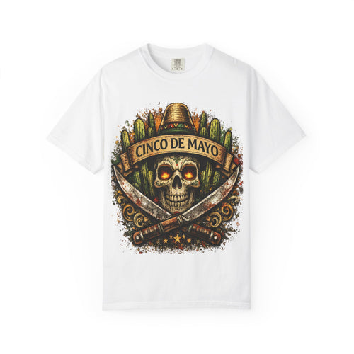 Cinco de Mayo Skull T-Shirt — Mexican Fiesta Graphic Tee