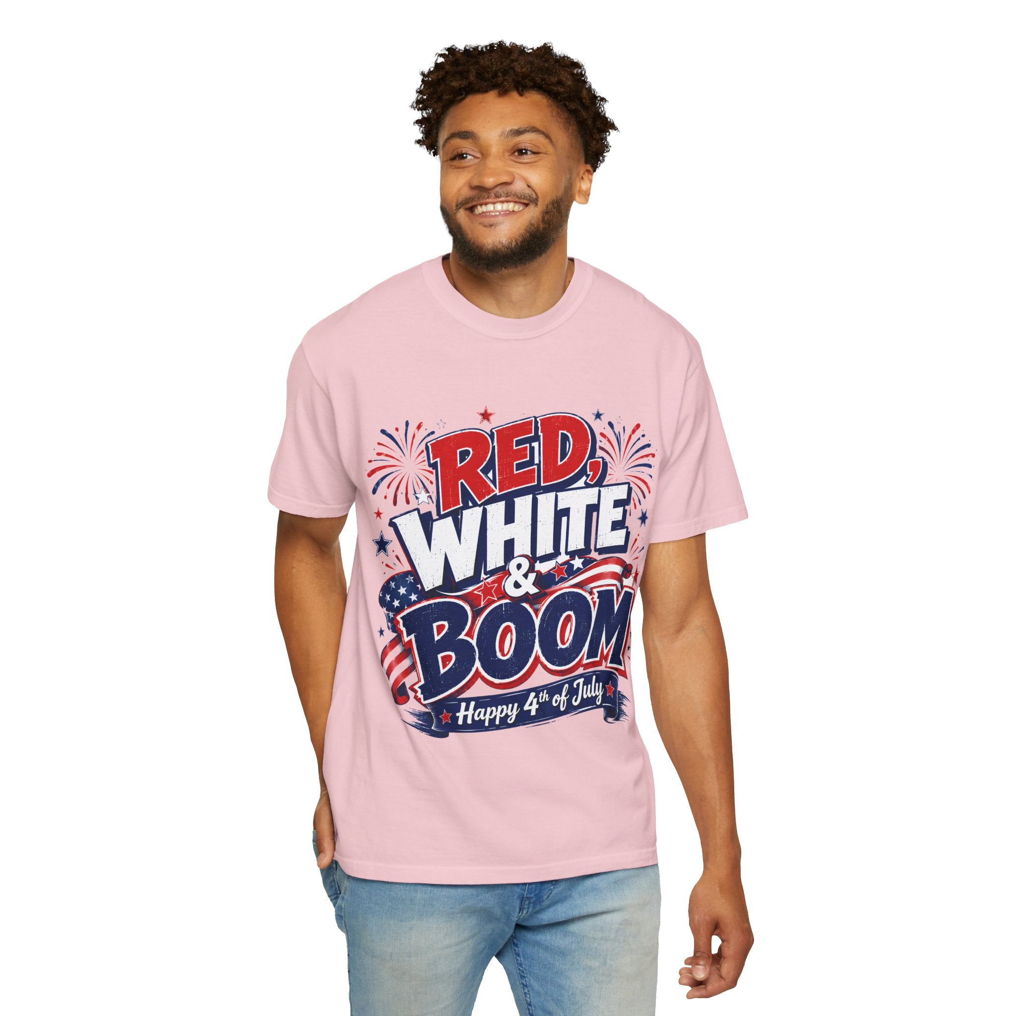 Red, White & Boom 4th of July T-Shirt