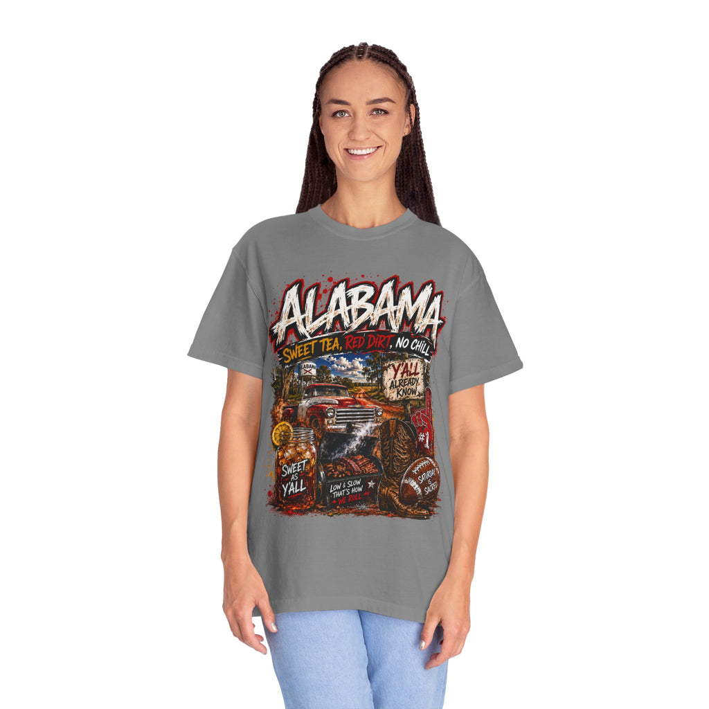Alabama Vintage Truck T-Shirt — Sweet Tea, No Chill Graphic Tee